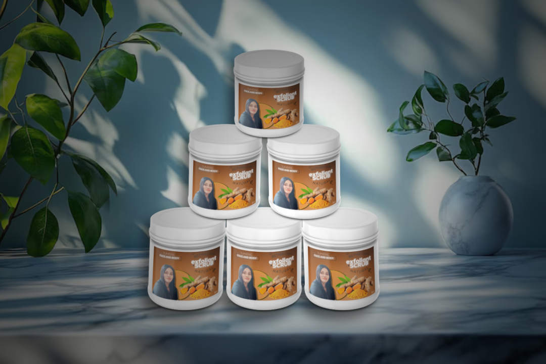 Turmeric Exfoliating Body Scrub for Glowing Skin | Spot & Uneven Tone Care | Smoothing Sugar Scrub | Radiance Boost Exfoliant