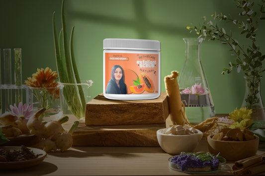 Papaya Exfoliating Body Scrub for Glowing Skin | Spot & Uneven Tone Care | Smoothing Sugar Scrub | Radiance Boost Exfoliant