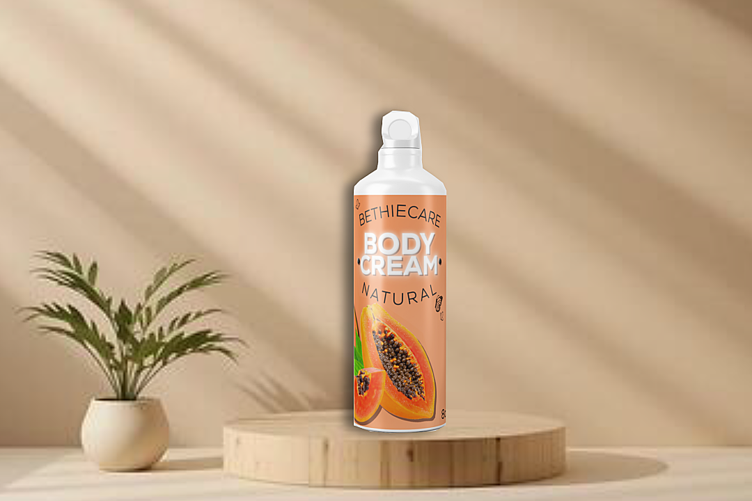 Papaya Brightening Body Cream | Spot & Uneven Tone Care | Hydrating Glow Moisturizer | Soft & Smooth Skin Cream